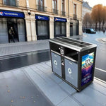 Energy Savers Smart Automatic Solar Powered Disposable Bins