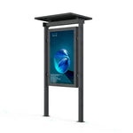 Factory Customized Design Solar Powered Smart Advertising Display Outdoor LED Light Box