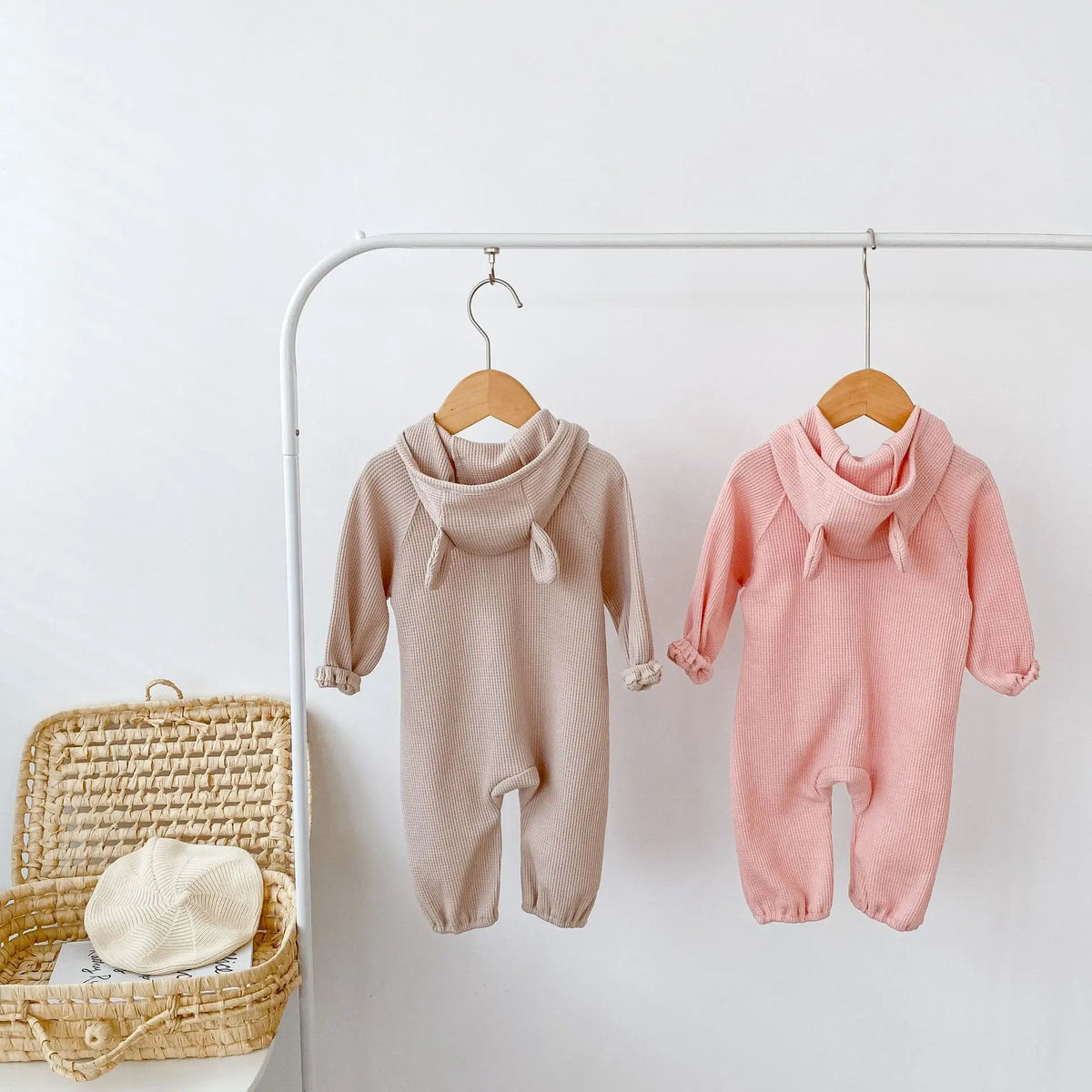 Cocoa Bear Cotton Baby Romper