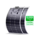 high efficient customized size shape semi mono flexible solar panel 12v 100w 200w solar panel flexible for truck