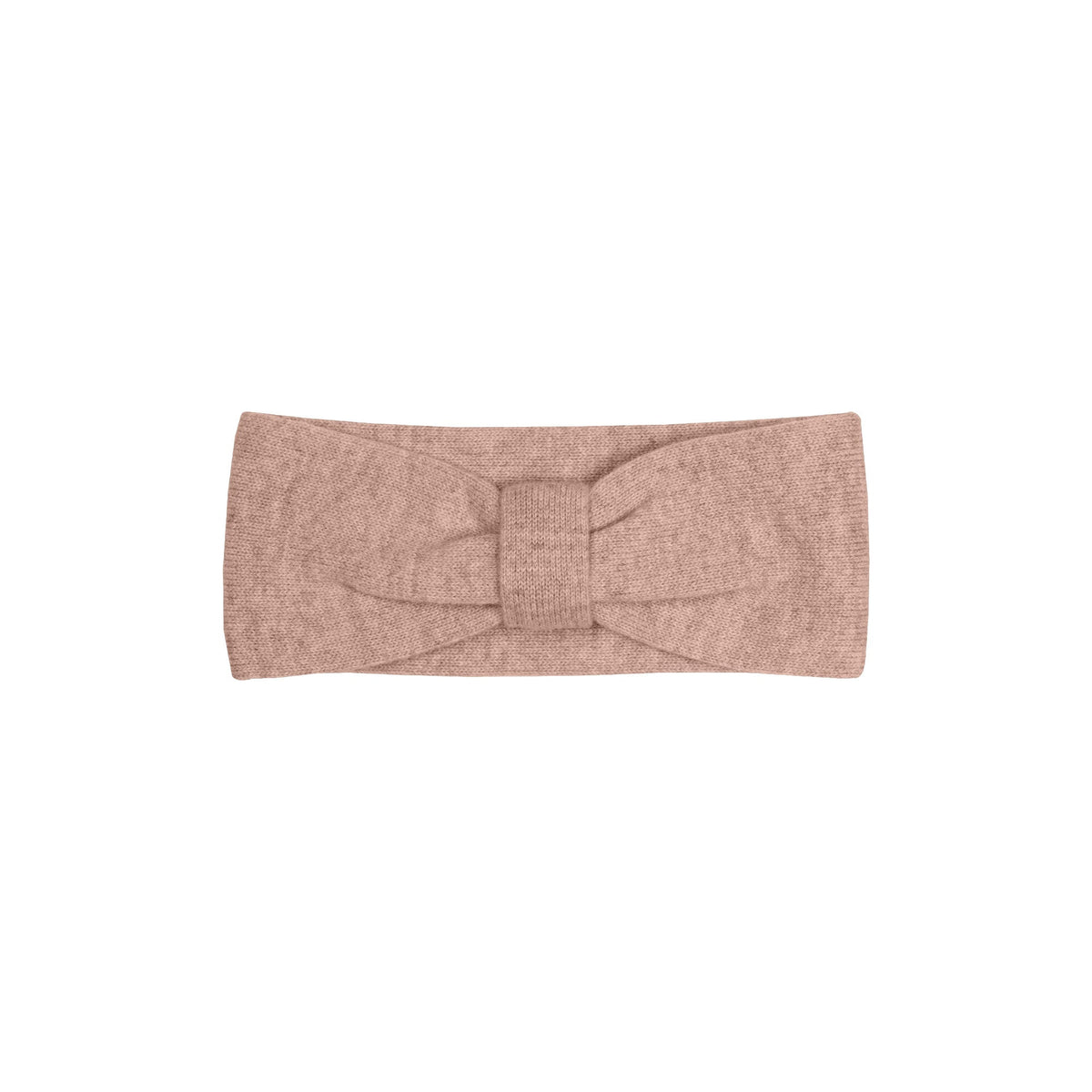 MENIQUE Knit Headband with Ribbon Cashmere Blend