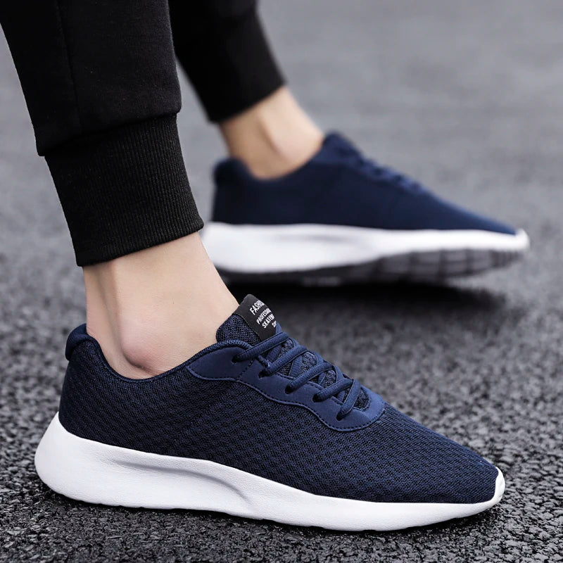 Summer Men Women Sneakers Tennis Running Sport Shoes Male Breathable Mesh Casual Sneakers Lovers Walking Trainers Shoes Plus 48