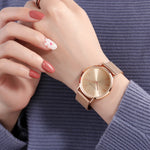 Opulent Gold Hannah Martin Quartz Stainless Steel Womens Watch