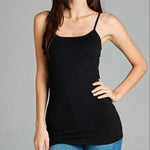 Dusky Skies Long Basic Cotton Women Tank Top