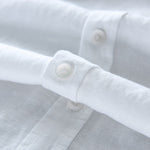 Ivory Coastal 100% Linen Casual Mens Shirt | Hypoallergenic - Allergy Friendly - Naturally Free