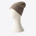 Ivory Meadow Knit Cashmere Womens Beanie Hat | Hypoallergenic - Allergy Friendly - Naturally Free