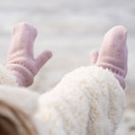 MENIQUE Knit Mittens Cashmere Blend