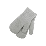 MENIQUE Knit Double Mittens Cashmere Blend