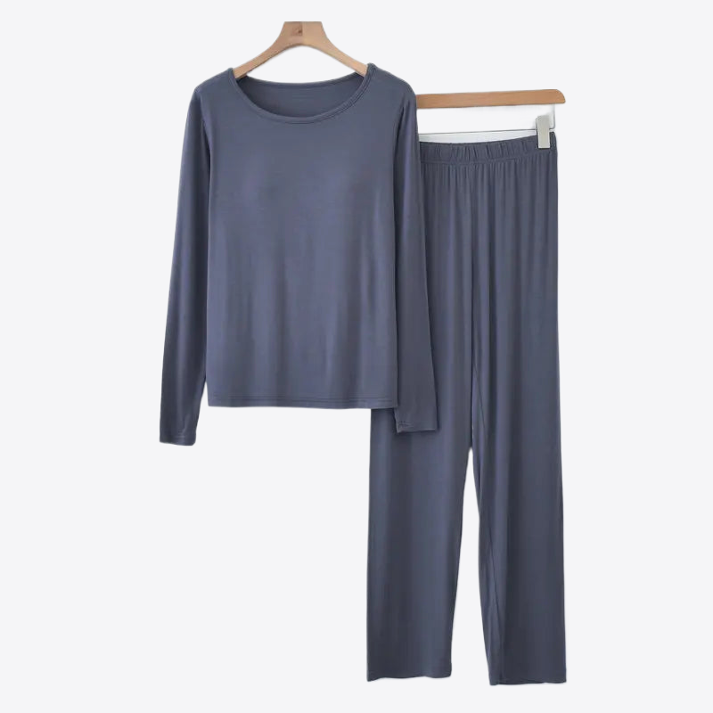 Lavender Meadows 2Pcs Padded Bra Viscose Womens Pajama Set | Hypoallergenic - Allergy Friendly - Naturally Free