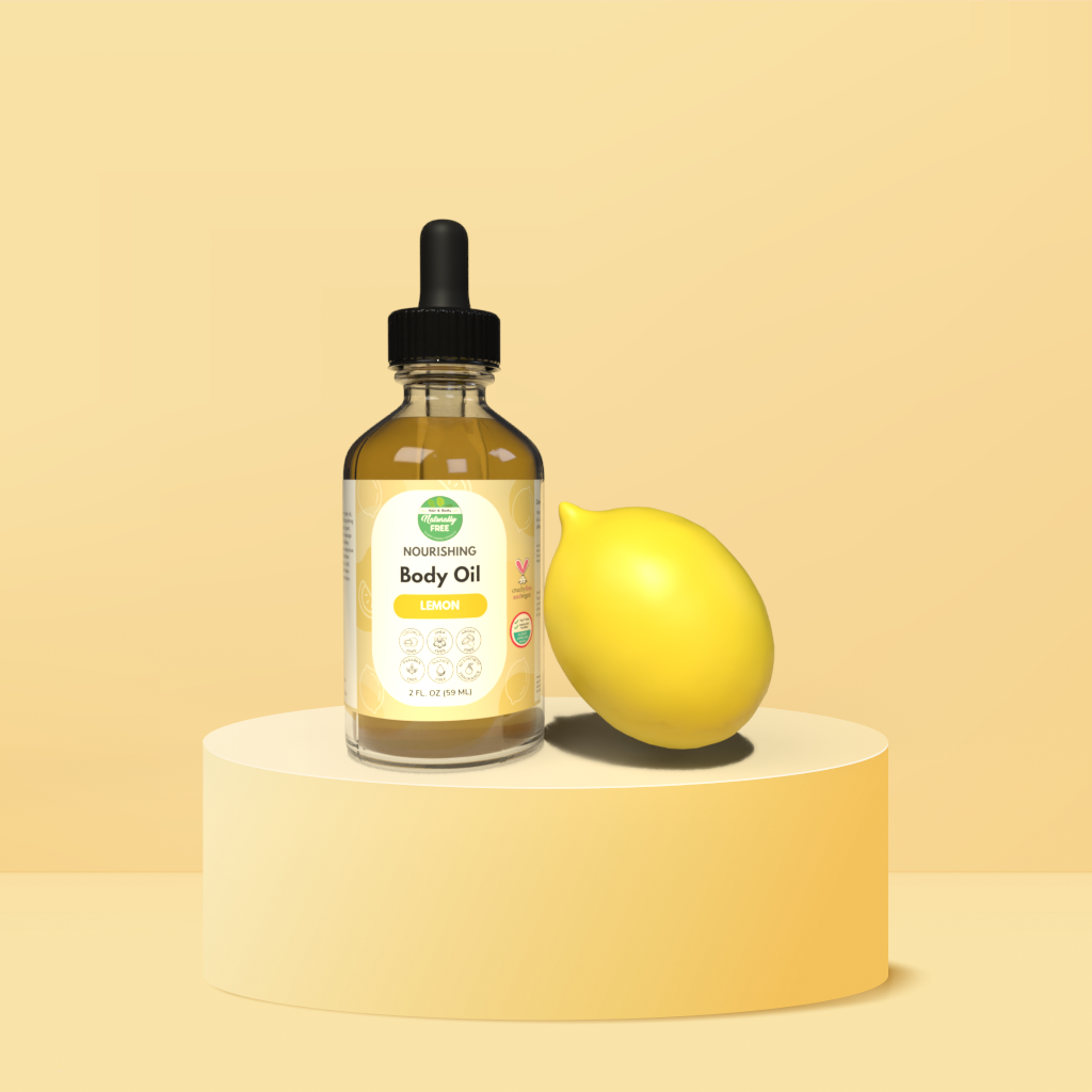 Lemon Body Oil | Hypoallergenic - Allergy Friendly - Naturally Free