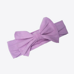 Lilac Wildflower 100% Cotton Baby Girls Headband | Hypoallergenic - Allergy Friendly - Naturally Free