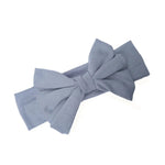 Lilac Wildflower 100% Cotton Baby Girls Headband | Hypoallergenic - Allergy Friendly - Naturally Free