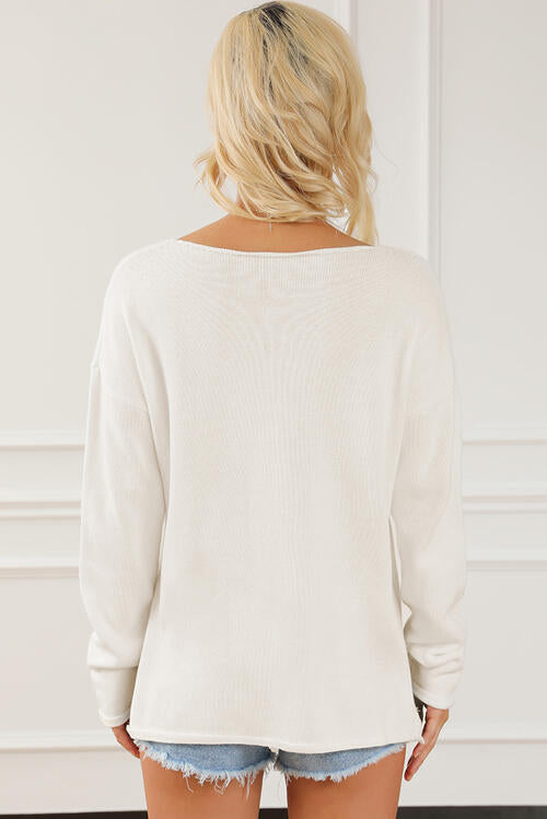 Lily Petal Champagne Please 100% Viscose Sweater | Hypoallergenic - Allergy Friendly - Naturally Free