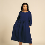 MENIQUE Smock Dress Lucy Storm Blue