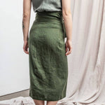 Lush Fields 100% Linen Skirt | Hypoallergenic - Allergy Friendly - Naturally Free