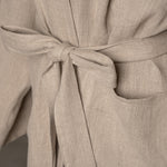 MENIQUE 100% Linen Bath Robe