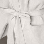 MENIQUE 100% Linen Bath Robe