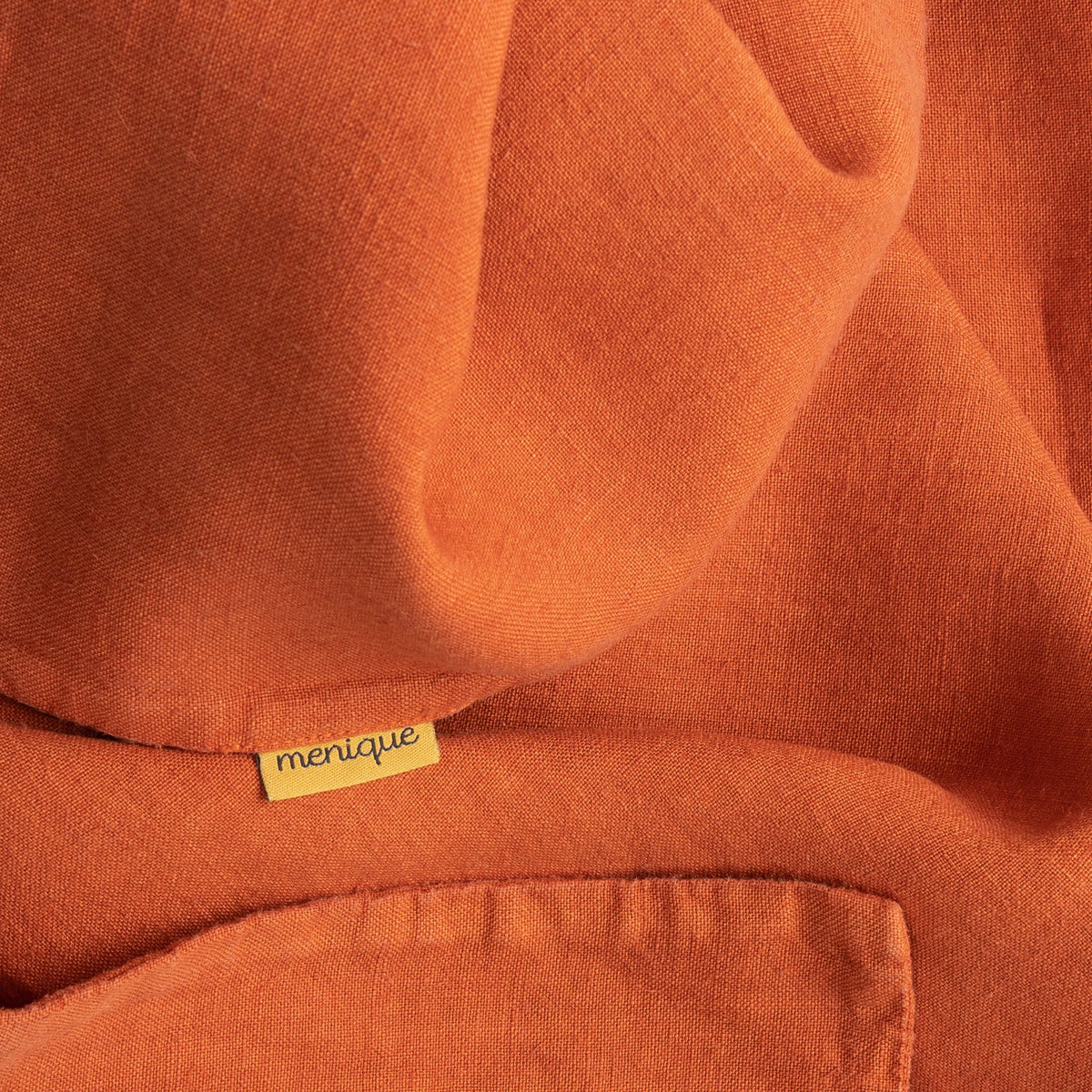 MENIQUE 100% Linen Double Fabric Blanket