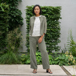 MENIQUE 100% Linen Jacket Eden