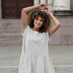 MENIQUE Smock Dress Cecilia Pure White