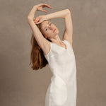 MENIQUE 100% Linen Dress July