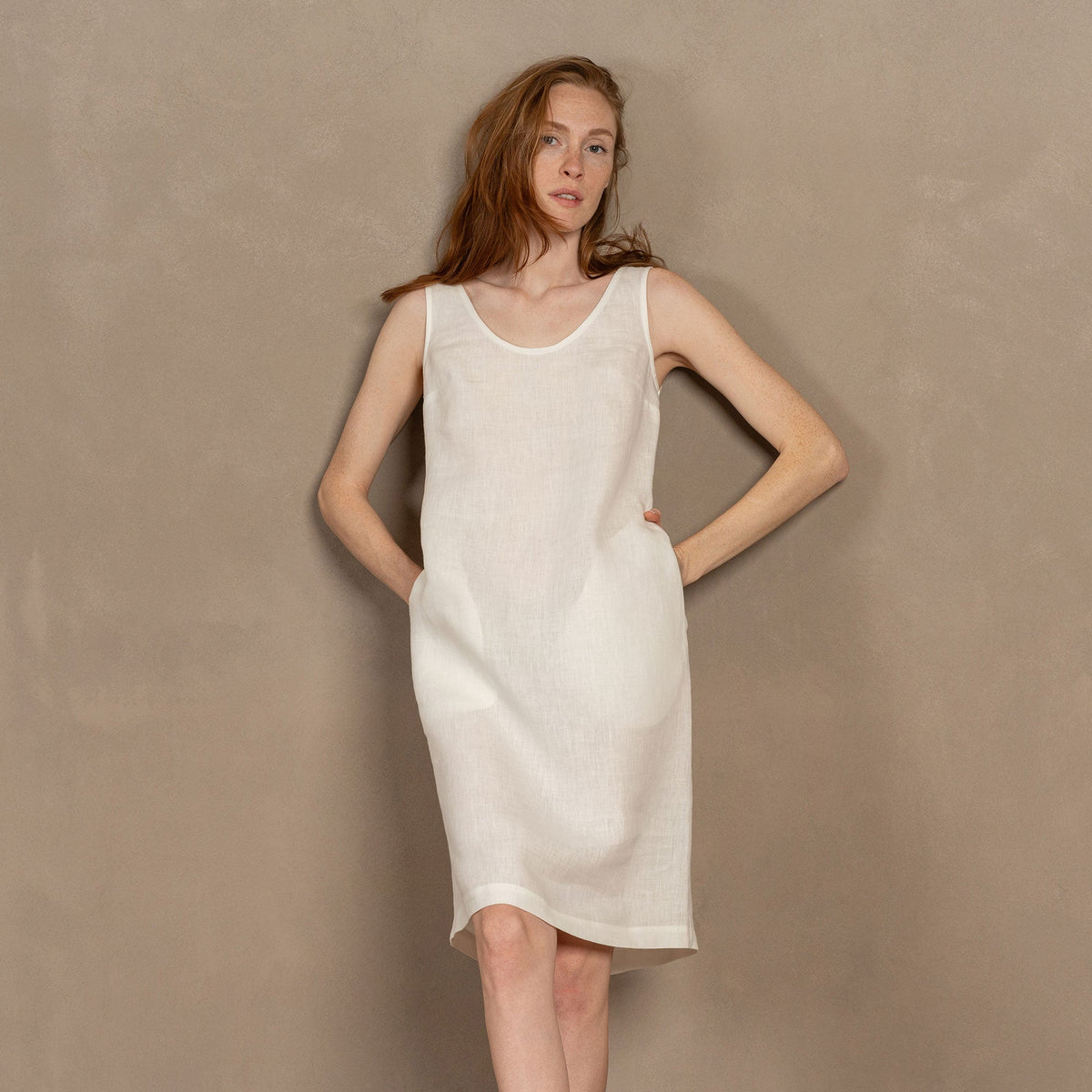 MENIQUE 100% Linen Dress July