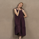 MENIQUE 100% Linen Pinafore Dress Uma