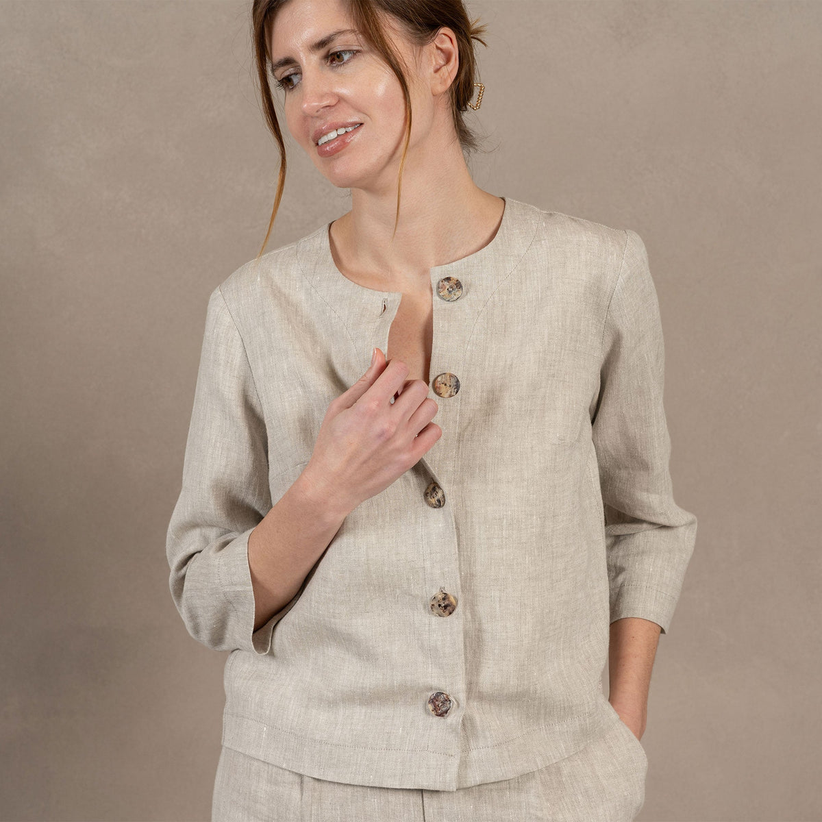 MENIQUE Jacket with Buttons Alice