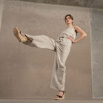 MENIQUE 100% Linen Jumpsuit Laura