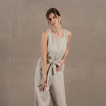 MENIQUE 100% Linen Jumpsuit Laura