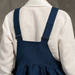 MENIQUE 100% Linen Pinafore Dress Nicole