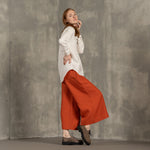 MENIQUE 100% Linen Culottes Lana