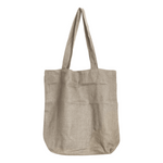 MENIQUE Reusable 100% Linen Tote Bag