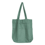 MENIQUE Reusable 100% Linen Tote Bag