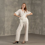 MENIQUE High Drape Pants Lotus