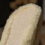 MENIQUE Fleece Slippers Natural