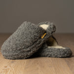 MENIQUE Fleece Slippers Dark Gray