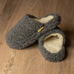 MENIQUE Women's Fleece Slippers Dark Gray