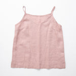 Magnolia Blush Strapless V-Neck Linen Tank Top | Hypoallergenic - Allergy Friendly - Naturally Free