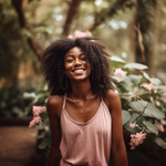 Magnolia Blush Strapless V-Neck Linen Tank Top | Hypoallergenic - Allergy Friendly - Naturally Free