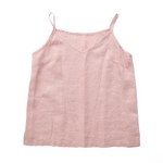 Magnolia Blush Strapless V-Neck Linen Tank Top | Hypoallergenic - Allergy Friendly - Naturally Free