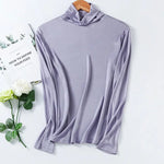 Maple Grove Thermal Pull Over Silk Viscose Shirt | Hypoallergenic - Allergy Friendly - Naturally Free