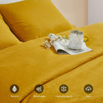 Meadow Breeze 100% Linen Bed Set | Hypoallergenic - Allergy Friendly - Naturally Free