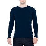 MENIQUE Long Sleeve Crew Dark Blue