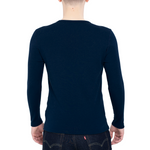 MENIQUE Long Sleeve Crew Dark Blue