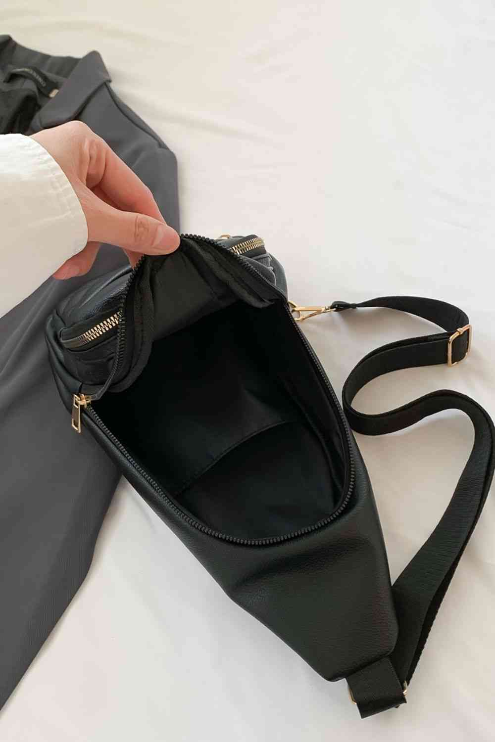 Midnight Explorer Vegan Leather Sling Bag | Hypoallergenic - Allergy Friendly - Naturally Free