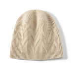 Midnight Meadow Knit Cashmere Womens Beanie Hat | Hypoallergenic - Allergy Friendly - Naturally Free