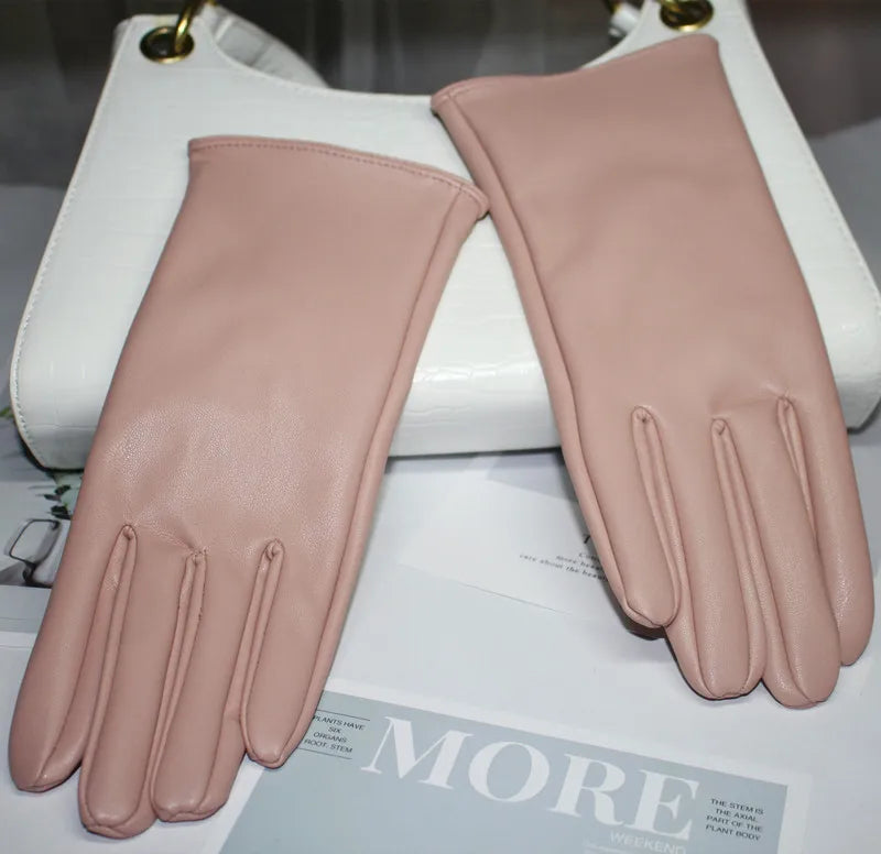 Midnight Noir Vegan Leather Womens Gloves | Hypoallergenic - Allergy Friendly - Naturally Free