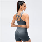 Mountain Trail Organic Cotton Sports Bra & Shorts Set | Hypoallergenic - Allergy Friendly - Naturally Free