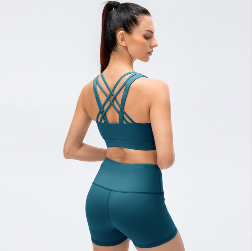 Mountain Trail Organic Cotton Sports Bra & Shorts Set | Hypoallergenic - Allergy Friendly - Naturally Free